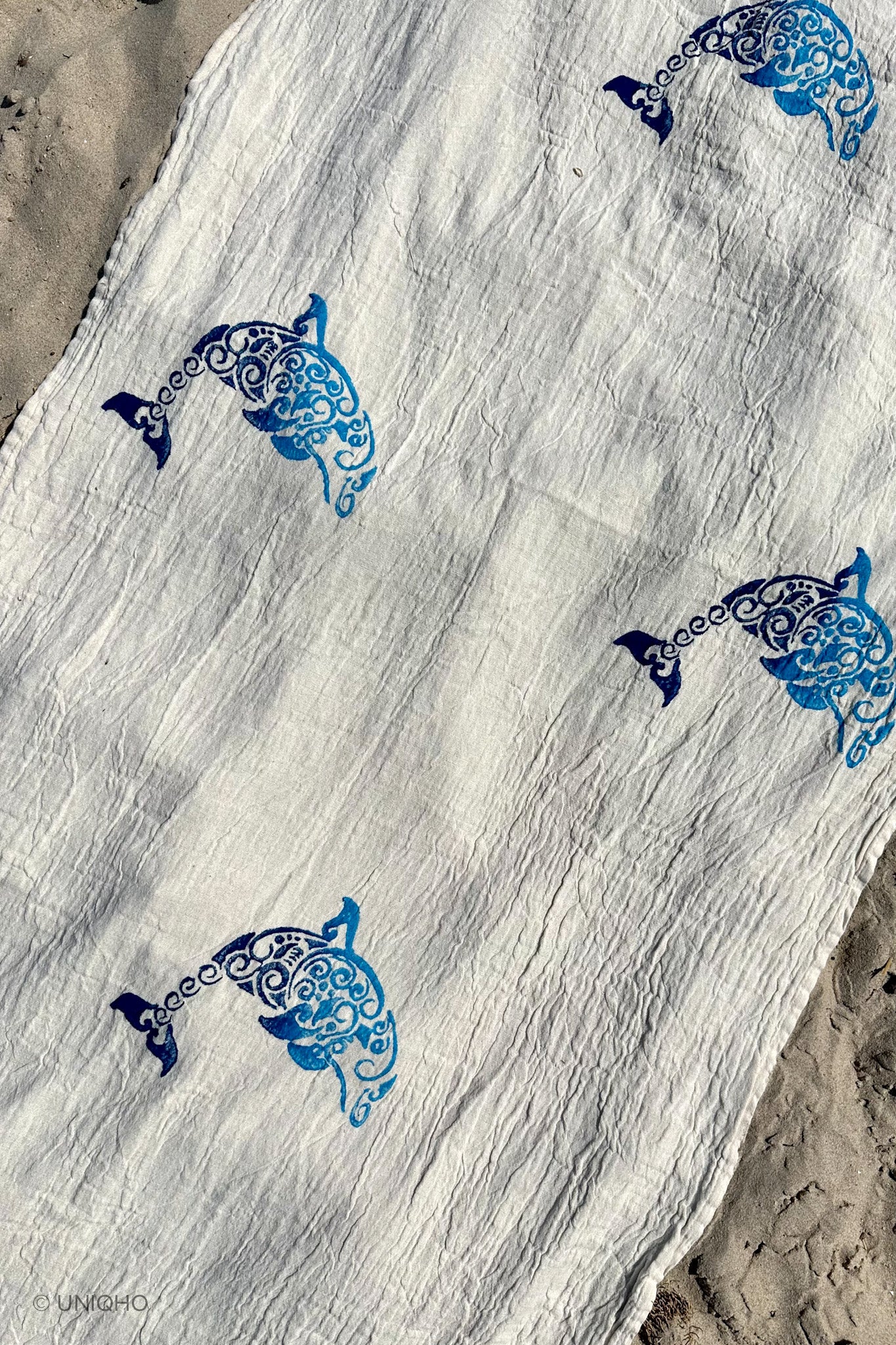 Beach Towel, Pestamal, Dolphin