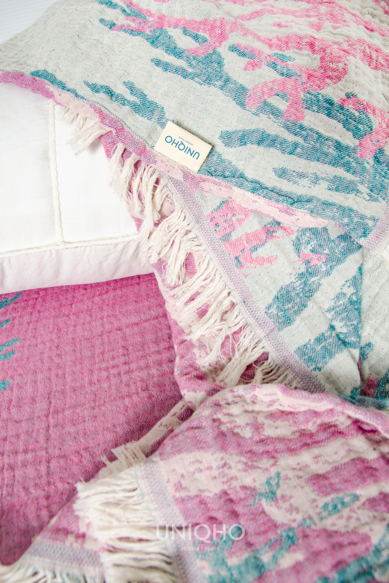Bedspread, Coral King, Pink
