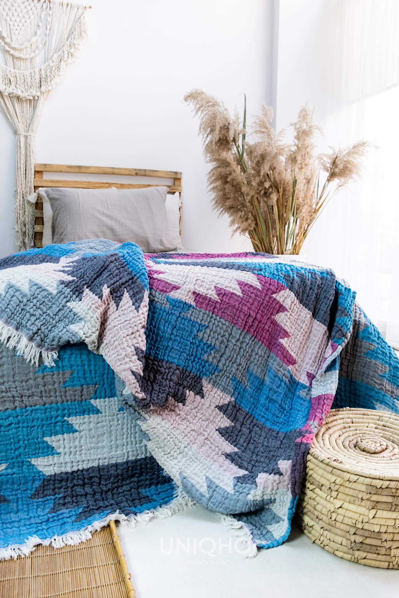Quilt, Klim, Blue