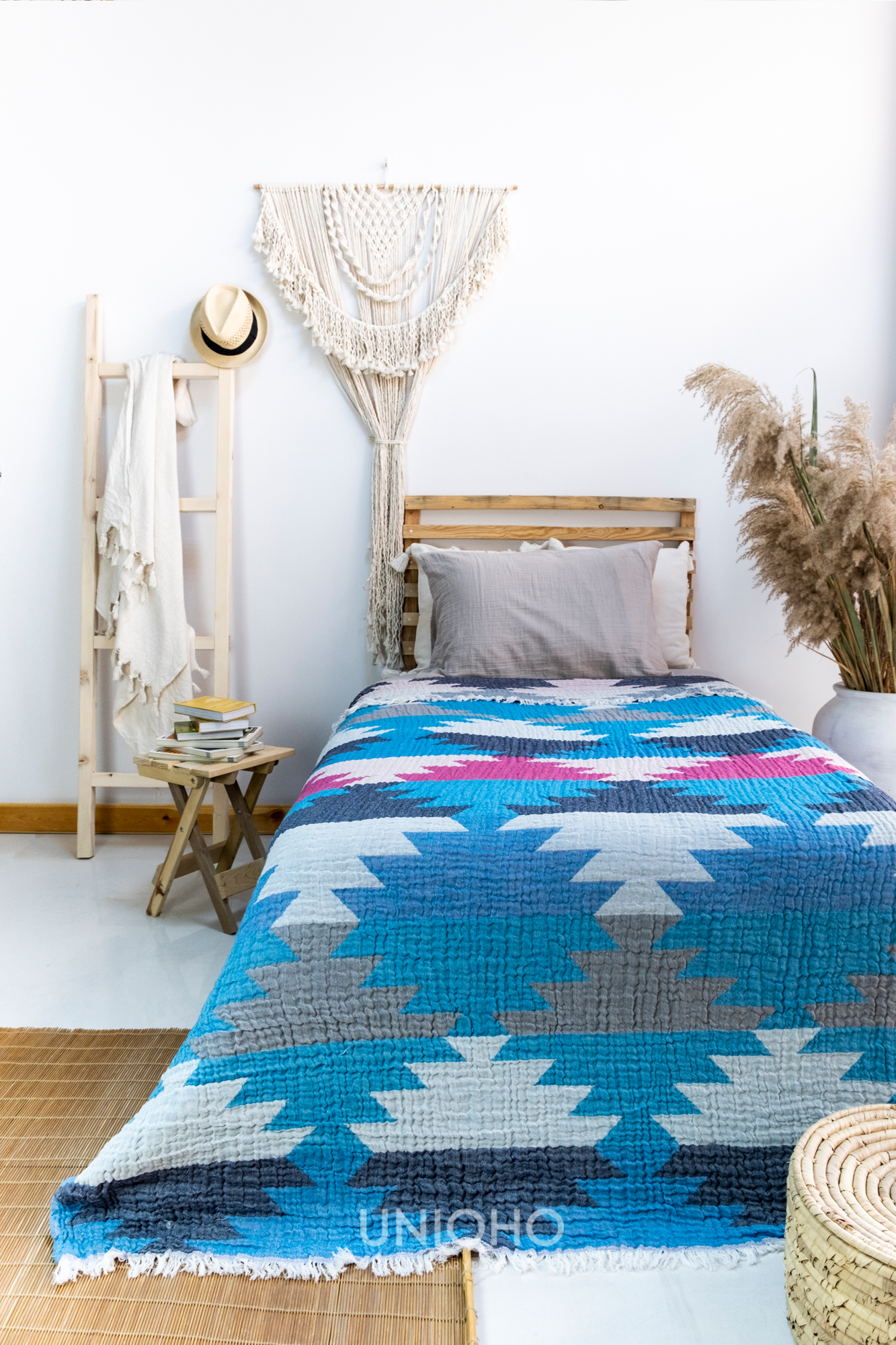Quilt, Klim, Blue