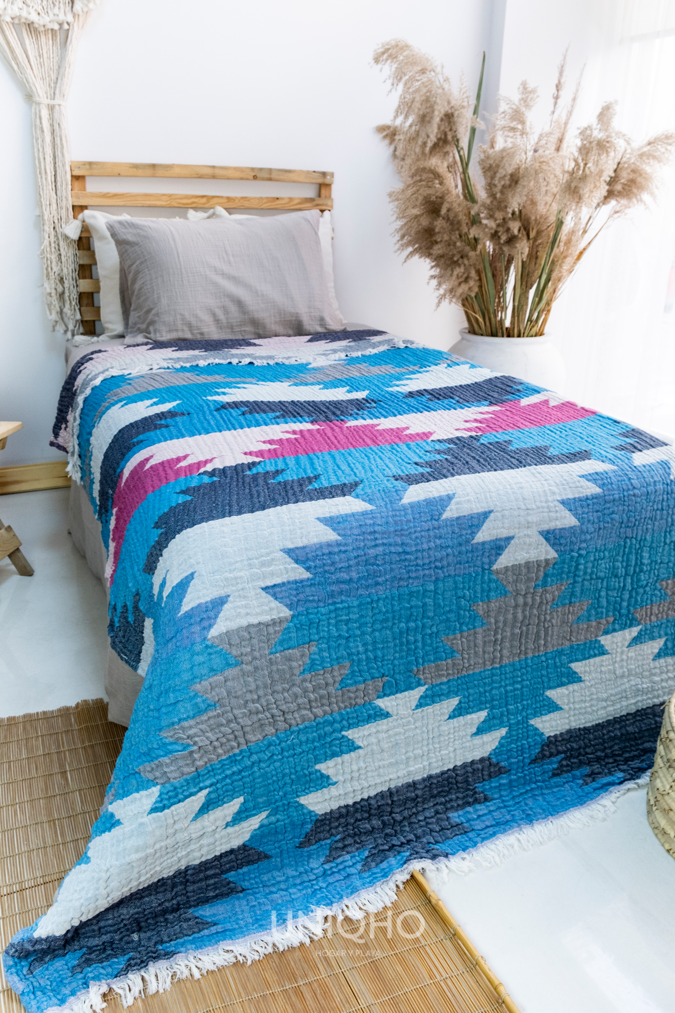 Quilt, Klim, Blue