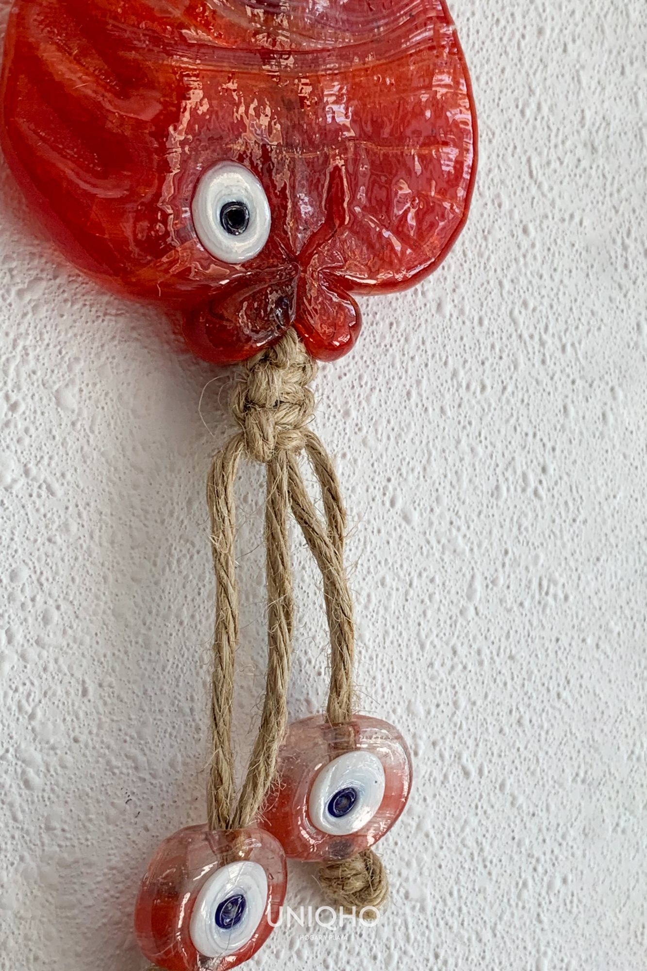 Wall decoration, Nazar Fish, Red