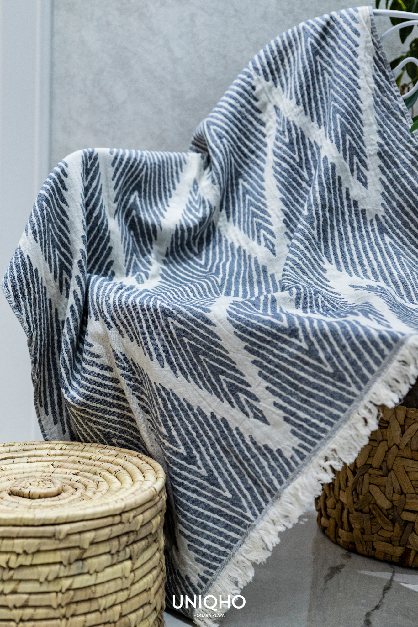 Pestamal, Beach Towel, Harmony, Blue