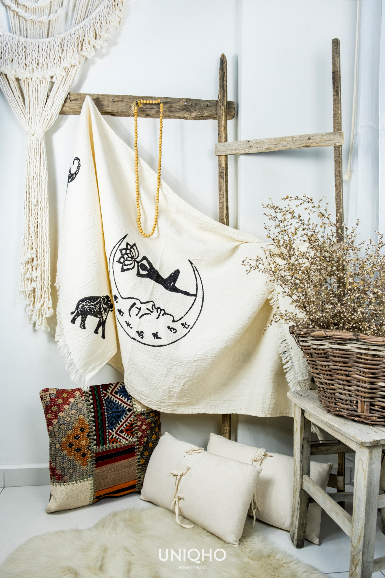Beach Towel, Pestamal, Elephant Yoga