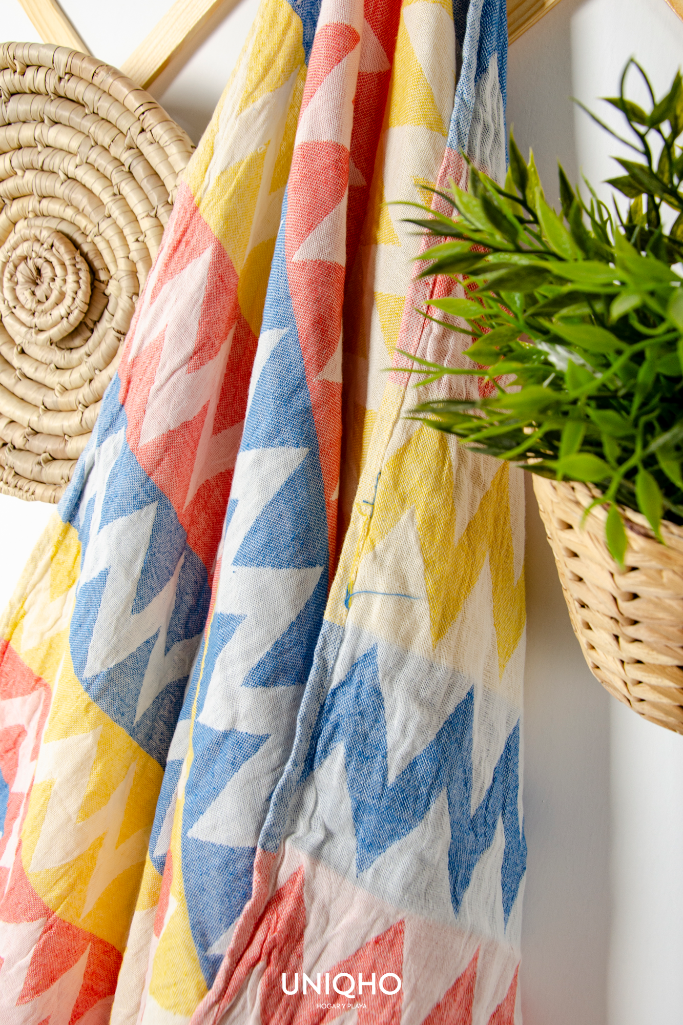 Pestamal, Beach Towel, Zigzag, Multicolor