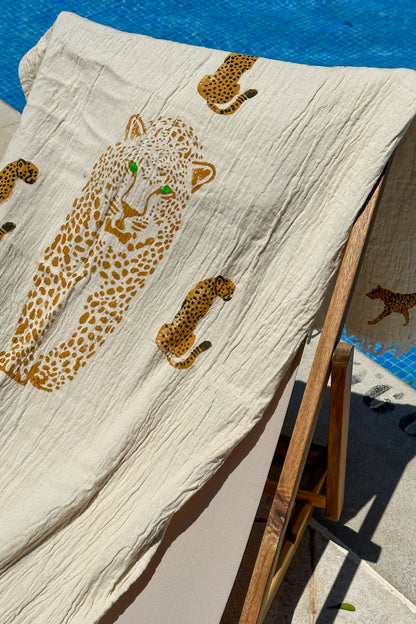 Toalla de Playa, Pestamal, Leopardo